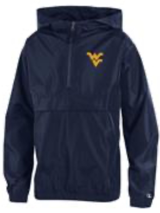 Champion Other - WVU Youth Pullover Windbreaker - Champion Brand - Youth XL